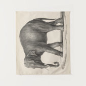 Brodtmann Elephant Sketch Wandkleed (Voorkant)