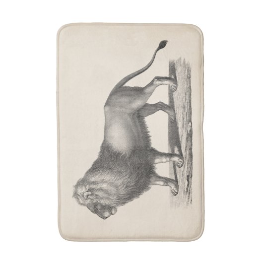 Brodtmann Lion Sketch Badmat (Voorkant Verticaal)