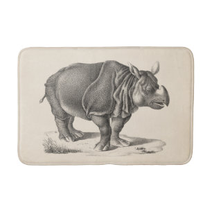 Brodtmann Rhinoceros Sketch Badmat