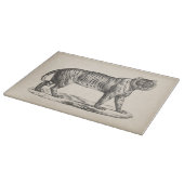 Brodtmann Tiger Sketch Snijplank (Hoek)