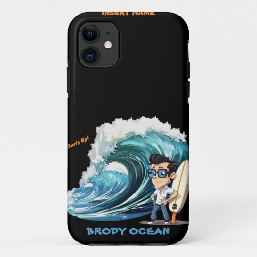 Brody Ocean Wavecrest Case-Mate iPhone Case (Achterkant)
