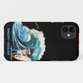 Brody Ocean Wavecrest Case-Mate iPhone Case (Achterkant (horizontaal))