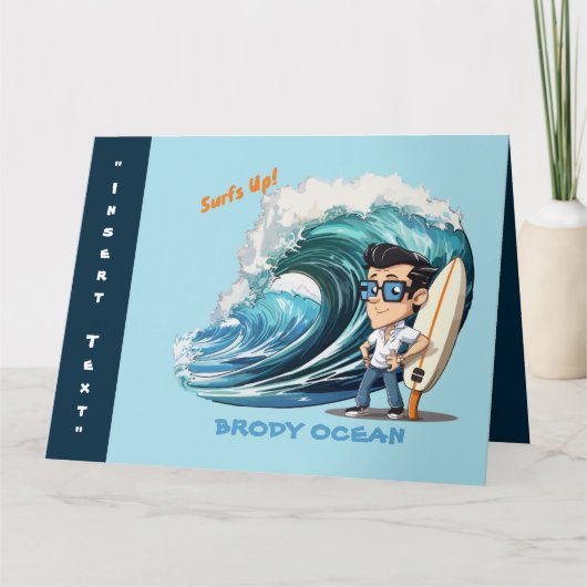 Brody Ocean Wavecrest Kaart (Voorkant)