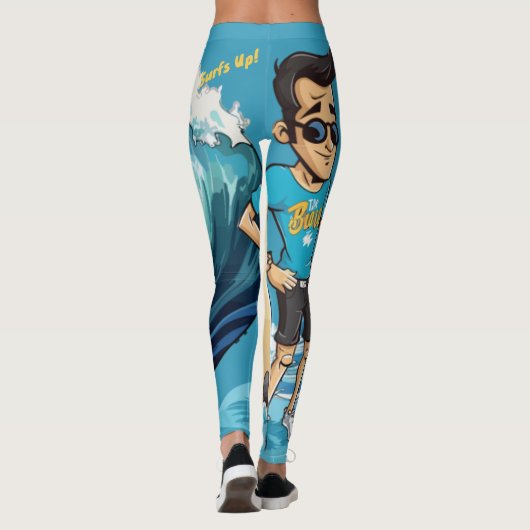 Brody Ocean Wavecrest Leggings (Achterkant)