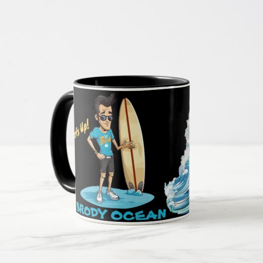Brody Ocean Wavecrest Mok (Voorkant links)