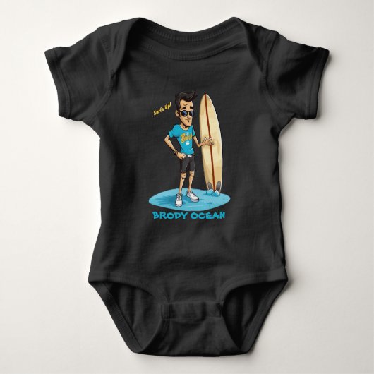 Brody Ocean Wavecrest Romper (Voorkant)