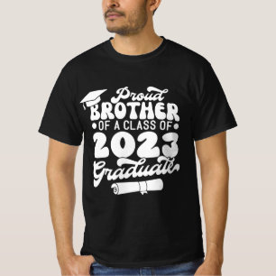 BROEDBROEDER van een klasse van 2023 Afstuderen Re T-shirt