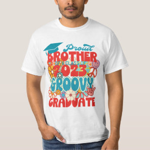 BROEDBROEDER van een klasse van 2023 Afstuderen Re T-shirt