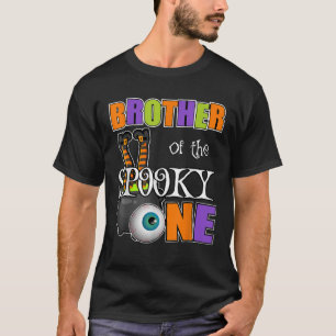 Broeder de Spooky Een 1e Verjaardag Halloween hen T-shirt
