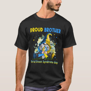 Broeder-downsyndroom van het familiebedrijf Gnome T-shirt