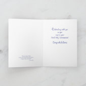 Broeder-eerste heilige gemeenschap, blauw- en zilv kaart (Binnen)