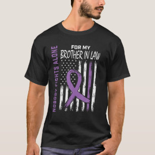 Broeder in de wet Epilepsy Bewustmaking Amerikaans T-shirt