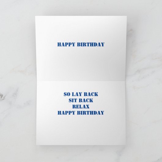 "BROEDER" *JE BENT EEN KEREL* VERJAARDAG KAART (Binnen)