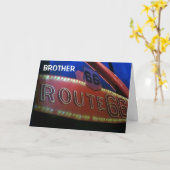 BROEDER JIJ BENT EEN KLASSIEKER-40ste Kaart (Gele Bloem)