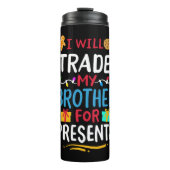 Broeder kerstfeest thermosbeker (Voorkant)