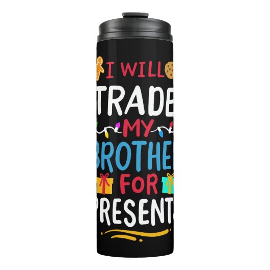 Broeder kerstfeest thermosbeker (Voorkant)