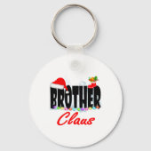 Broeder met kerstkerstkerstkerstkerstkerstkerstman sleutelhanger (Voorkant)
