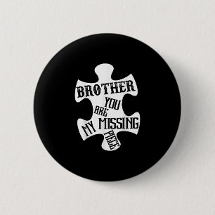 Broeder, mijn beschermeling engel je bent mijn ont ronde button 5,7 cm