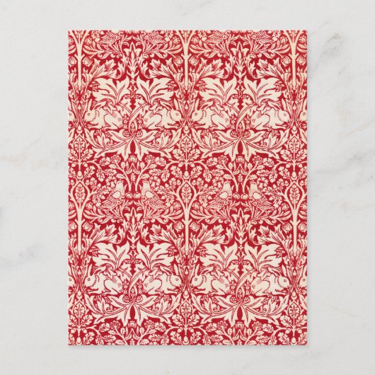 Broeder Rabbit van William Morris Briefkaart (Voorkant)