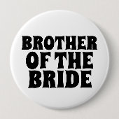 BROEDER VAN DE BRIDE BUTTON BADGE (Voorkant)