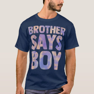 broeder zegt dat het mannelijk geslacht de zwanger t-shirt