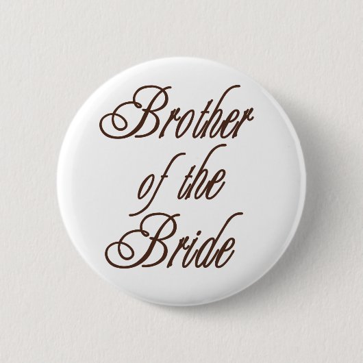 Broederklasjes van Bride Ronde Button 5,7 Cm (Voorkant)