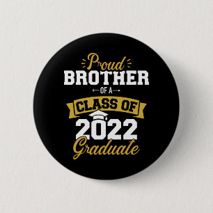 Broederklasse van 2022 afstuderen hoger afstuderen ronde button 5,7 cm