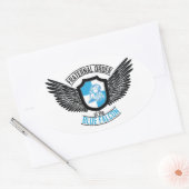 Broederlijke Orde van de Blue Falcon Sticker (Envelop)
