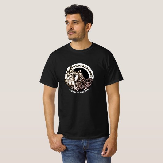 Broederschap Naam tekstmotor wijzigen T-shirt (Voorkant volledig)
