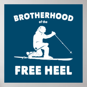 Broederschap Van De Vrije Hiel Telemark Skilopen Poster