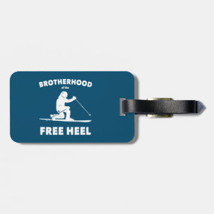 Broederschap van de vrije hieltelemarkskisering bagagelabel