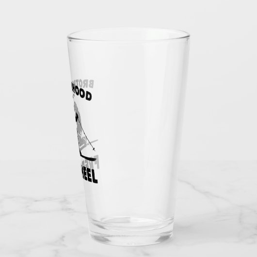 Broederschap van de vrije hieltelemarkskisering glas (Links)