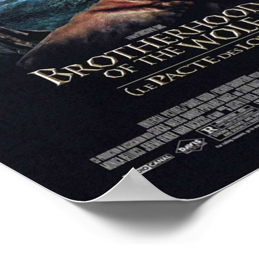 Broederschap van de Wolf Poster (Hoek)