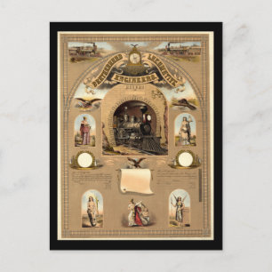 Broederschap van locomotiefingenieurs briefkaart