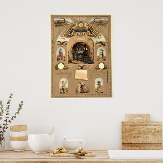 Broederschap van locomotiefingenieurs poster (Keuken)