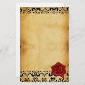 BROEIKAMASK, RODE WAXZEEMONOGRAM BRIEFPAPIER (Voorkant / Achterkant)