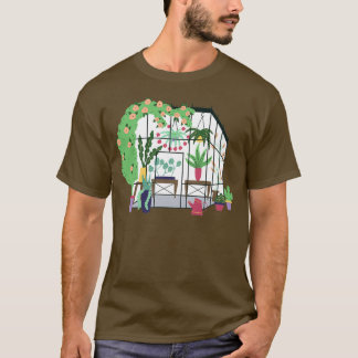 Broeikasgasbouwkundige Natuur — Verhangende plante T-shirt