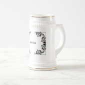  BROEIZWART EN WITTE DAMASK BIERPUL (Voorkant rechts)