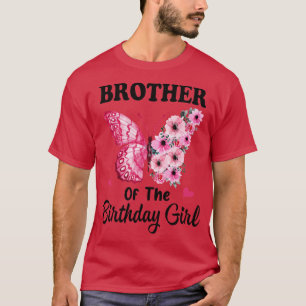 Broer 1e eerste verjaardag van de matchingfamilie t-shirt