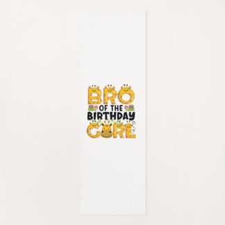 Broer 1e Verjaardag Meisje Giraffe Theme Party Zoo Yogamat