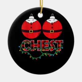 Broer Beer LGBT-kerstregenboogpride Gay Lesb Keramisch Ornament