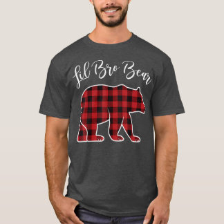 Broer Beer Pajama Red Buffalo Xmas Funny Family T-shirt