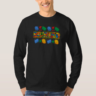Broer Brick Builder Jongen Master Builder Blokken T-shirt