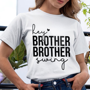 Broer Broeder Swing, Baseball Gift T-Shirt