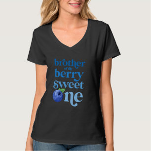 Broer eerste verjaardag Berry Sweet One Blueberry  T-shirt