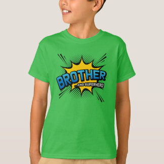 Broer en superheld - Comic Book Style T-shirt