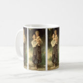 Broer en Zus door William Adolphe Bouguereau Koffiemok (Voorkant links)