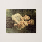 Broer en Zus door William Adolphe Bouguereau Legpuzzel (Horizontaal)