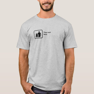 Broer en zus (kleine Logo) - aanpasbaar T-shirt