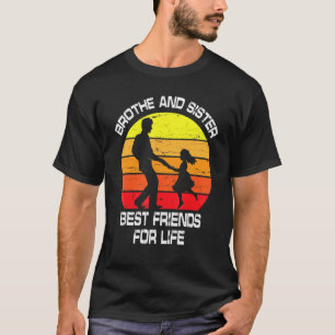 Broer en zuster beste vrienden voor het leven gelu t-shirt